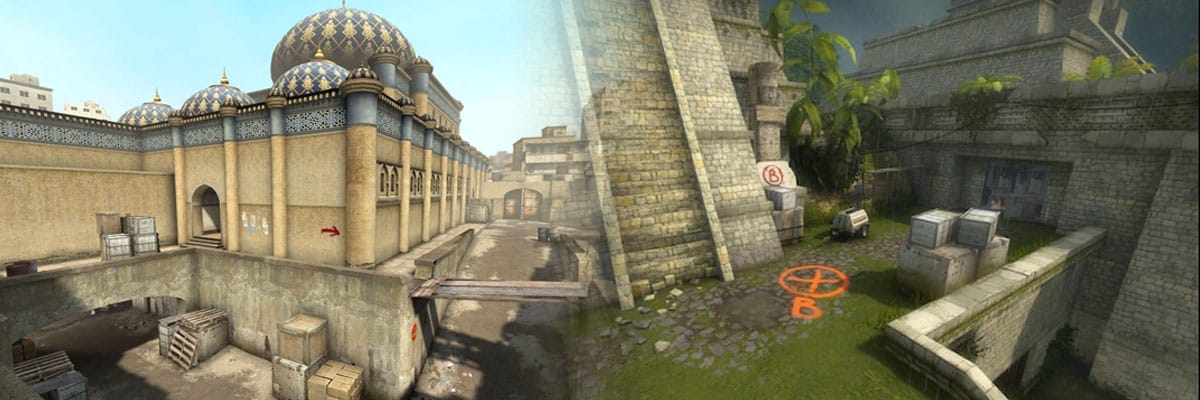 CSGO Dust and Aztec maps