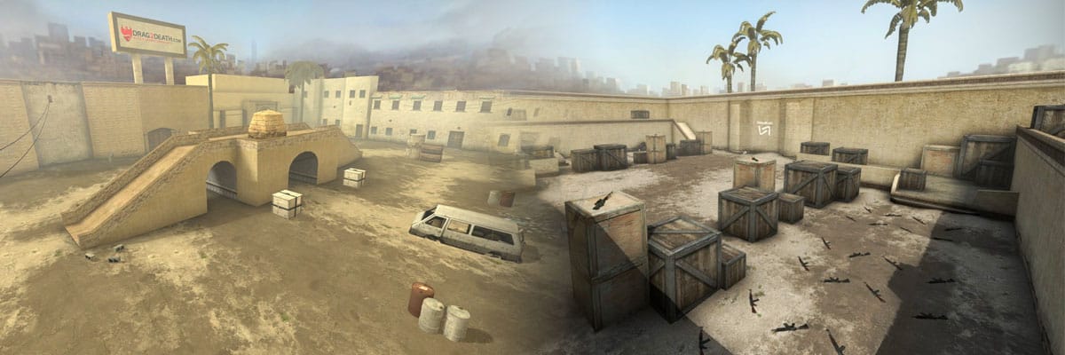 CSGO Dust and Aztec maps